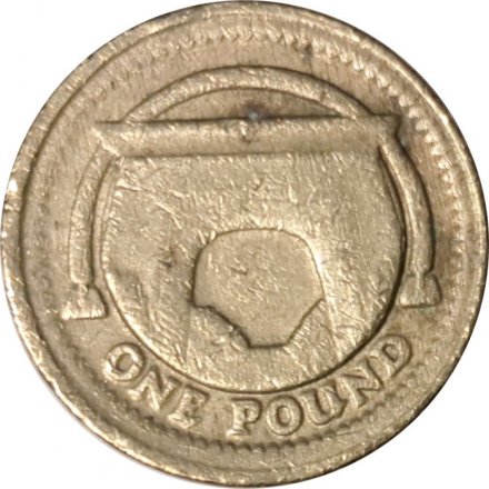 Великобритания 1 фунт 2006 год - Египетская арка Макнейла (F)