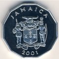 Ямайка 1 цент 2001 год