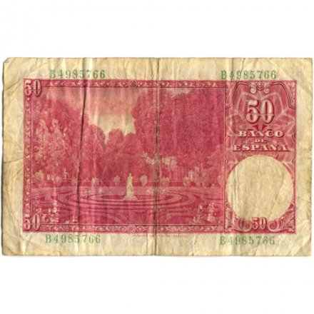 Испания 50 песет 1951 год - G