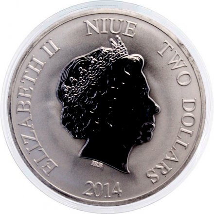 Ниуэ 2 доллара 2014 год - Бисса