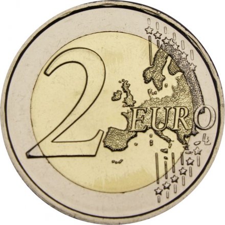 Словения 2 евро 2025 год - 100 лет со дня рождения Мики Мустера