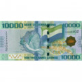 Сьерра-Леоне 10000 леоне 2013 год - Голубь, карта и флаг Сьерра-Леоне UNC