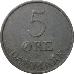 Дания 5 эре 1952 год