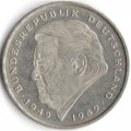 ФРГ 2 марки 1994 год - Франц Йозеф Штраус, 40 лет Федеративной Республике (1949-1989) - A