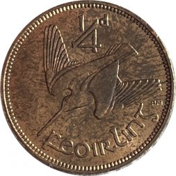 Ирландия 1 фартинг 1966 год