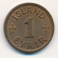 Исландия 1 эйре 1942 год