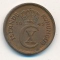 Исландия 1 эйре 1942 год