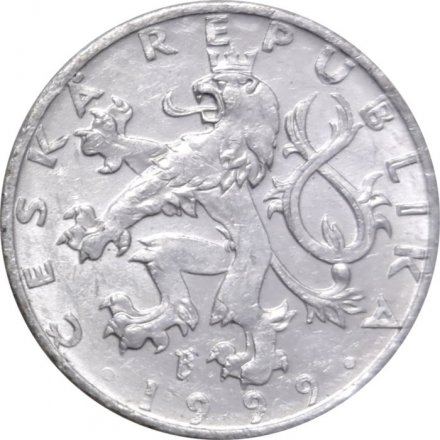Чехия 50 геллеров 1999 год