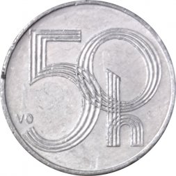 Чехия 50 геллеров 1999 год