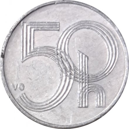 Чехия 50 геллеров 1999 год