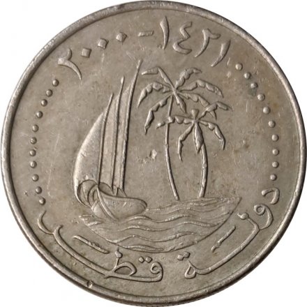 Катар 50 дирхамов 2000 год