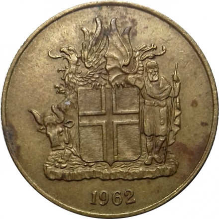 Исландия 2 кроны 1962 год