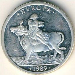 Испания 1 экю 1989 год