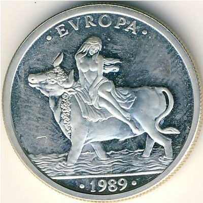 Испания 1 экю 1989 год