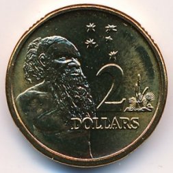 Австралия 2 доллара 1995 год
