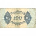 Веймарская Республика 100 марок 1922 год - F