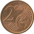 Италия 2 евроцента 2012 год