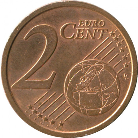 Италия 2 евроцента 2012 год
