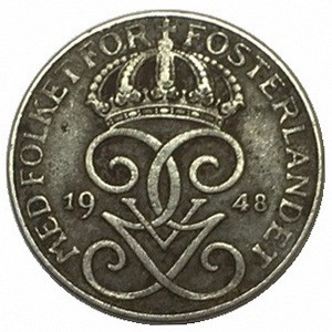 Швеция 1 эре 1948 год