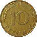 ФРГ 10 пфеннигов 1988 год - D