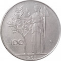 Италия 100 лир 1963 год