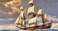 Новая Зеландия 50 центов 1980 год - Парусник «ENDEAVOUR»