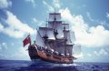 Новая Зеландия 50 центов 1980 год - Парусник «ENDEAVOUR»