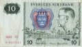 Швеция 10 крон 1981 год - Густав VI. Снежинки