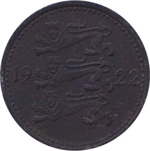 Эстония 3 марки 1922 год