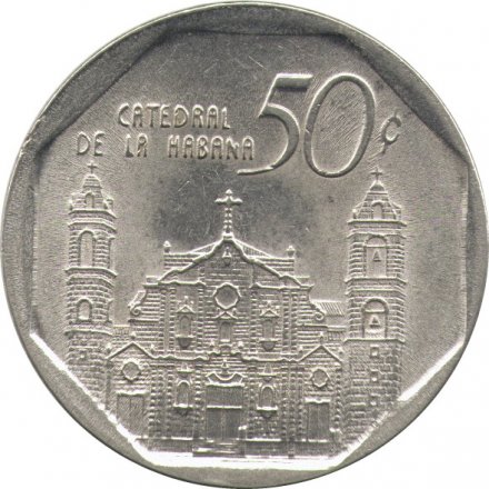 Куба 50 сентаво 2016 год