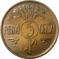 Литва 5 центов 1925 год