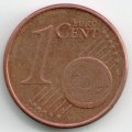 Германия 1 евроцент 2008 год (J)
