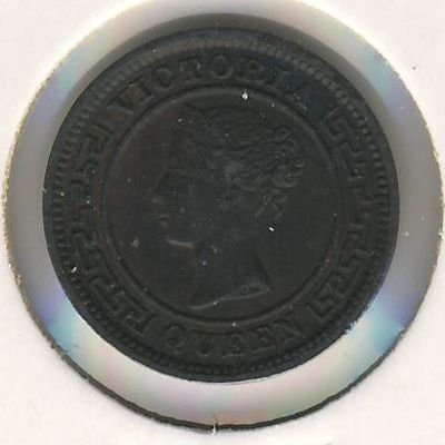 Цейлон 1/4 цента 1870 год