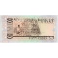 Гана 50 седи 1980 год UNC