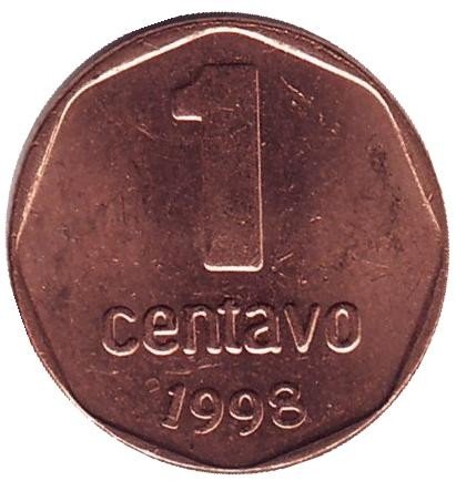 Аргентина 1 сентаво 1998 год