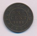 Канада 1 цент 1882 год