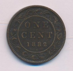 Канада 1 цент 1882 год