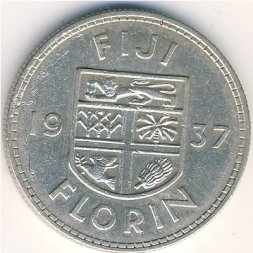 Фиджи 1 флорин 1937 год