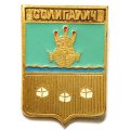Значок Солигалич. Костромская область. Герб. Серия &quot;Квадраты&quot;