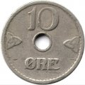 Норвегия 10 эре 1925 год - Король Хокон VII