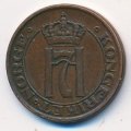Норвегия 2 эре 1914 год - Король Хокон VII