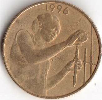 Западная Африка 25 франков 1996 год