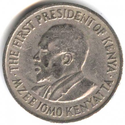 Кения 50 центов 1974 год