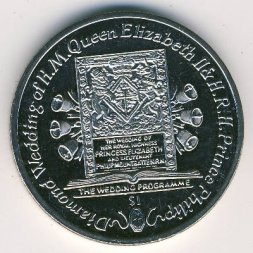 Виргинские острова 1 доллар 2007 год