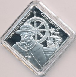 Монета Тристан-да-Кунья 1 крона 2014 год