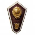 Знак (&quot;гробик&quot;) СССР. Среднее образование искусство и культуры (с лирой)