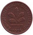 ФРГ 1 пфенниг 1971 год - G