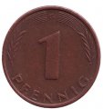 ФРГ 1 пфенниг 1971 год - G