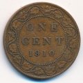 Канада 1 цент 1910 год