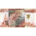 Шотландия 10 фунтов 2017 год - Clydesdale Bank - Роберт Бернс. Эдинбургский замок - VF-